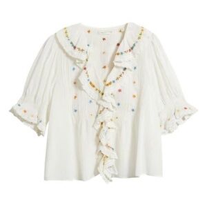 Doen NWOT Hetti top sea salt